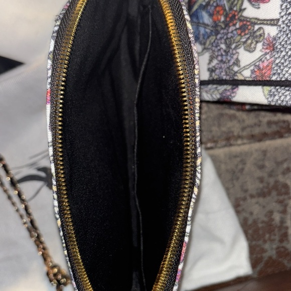 Used CHRISTIAN DIOR Lady D-Lite Florilegio Embroidery 2Way Hand Bag Canvas - Picture 9 of 11